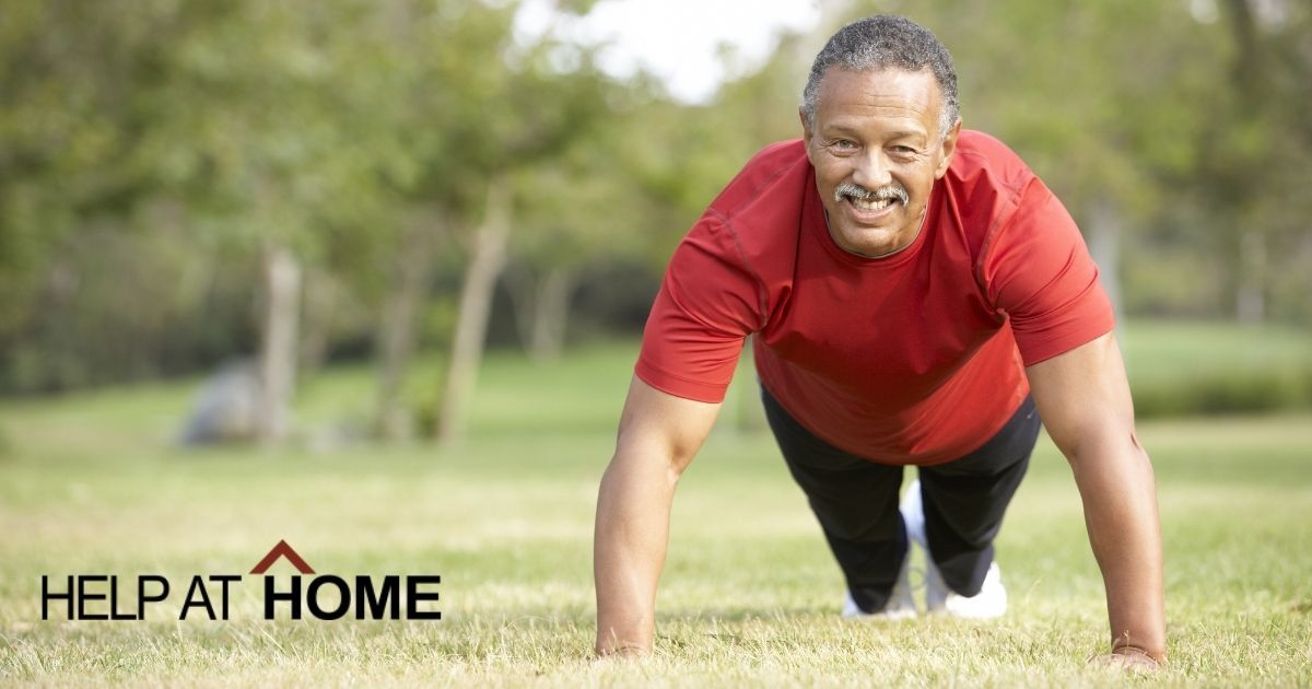Bodyweight exercises can be great for seniors.