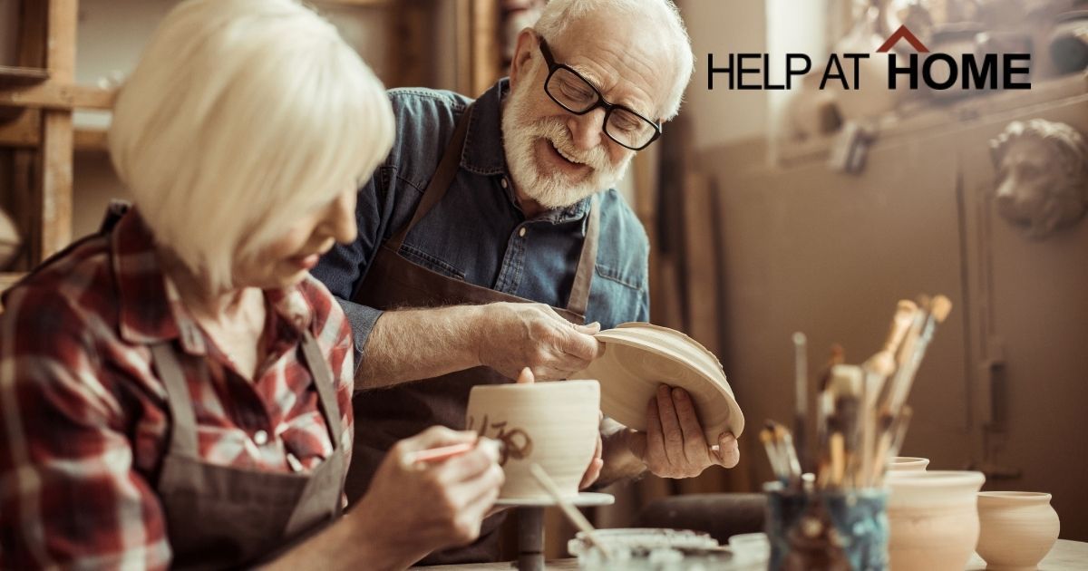 A senior with a hobby can be healthier than one without one.