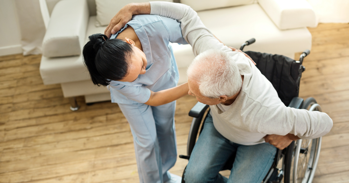 caregiver-and-elderly-talking=about-home-care